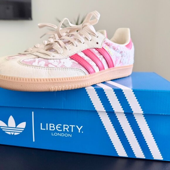 Adidas Samba OG X Liberty London Shoes - Picture 4 of 11